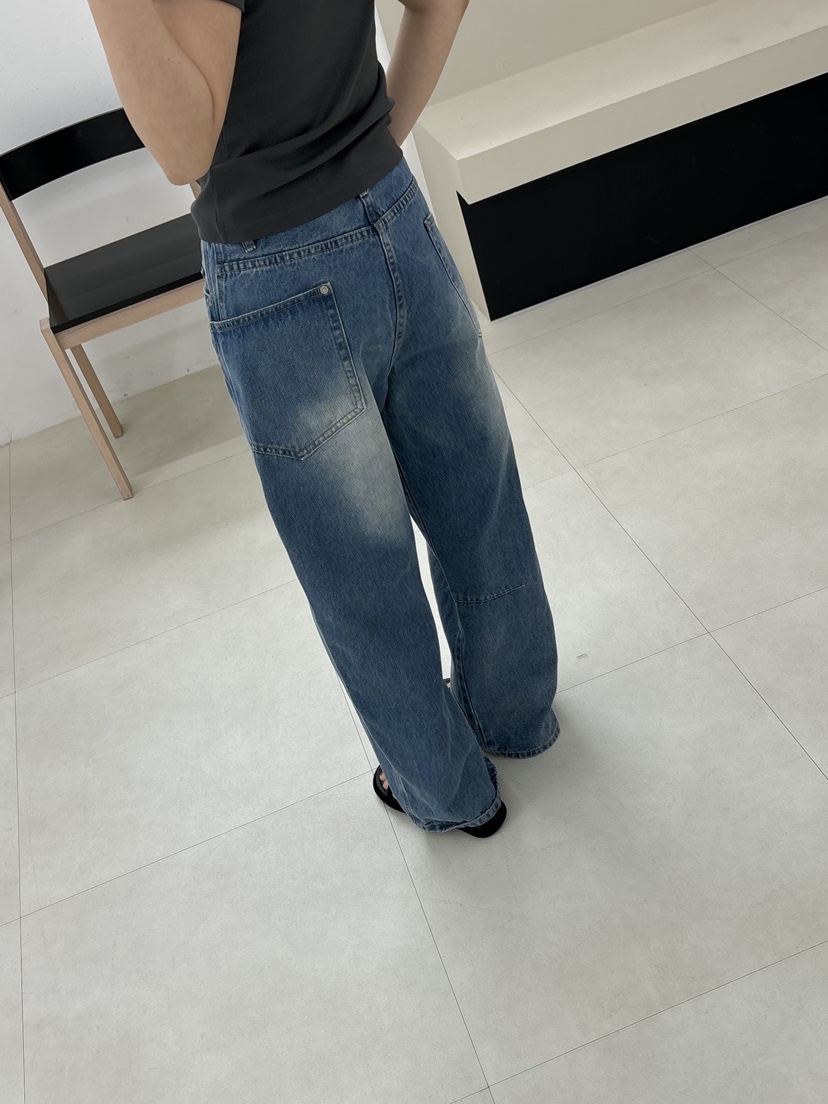 HOME GROUND韓國直郵㊣東大門實拍女裝新款休閑推薦牛仔褲HOME GROUND牛仔褲