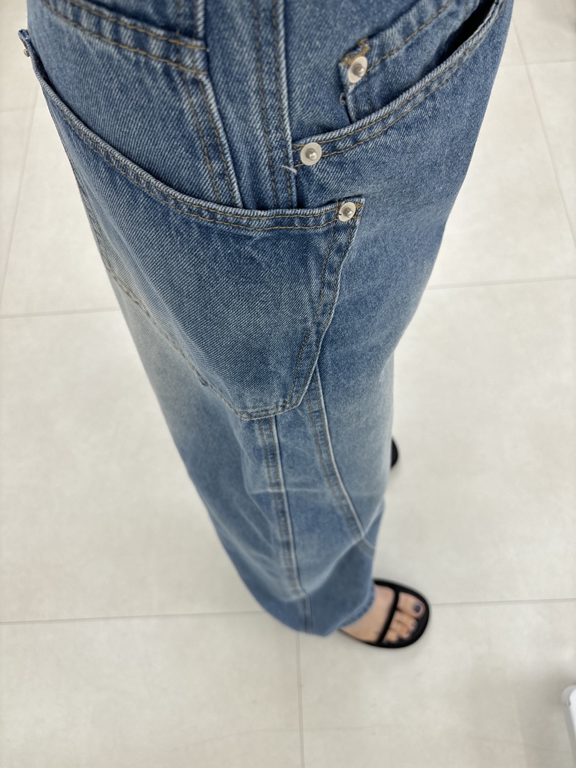 HOME GROUND韓國直郵㊣東大門實拍女裝新款休閑推薦牛仔褲HOME GROUND牛仔褲