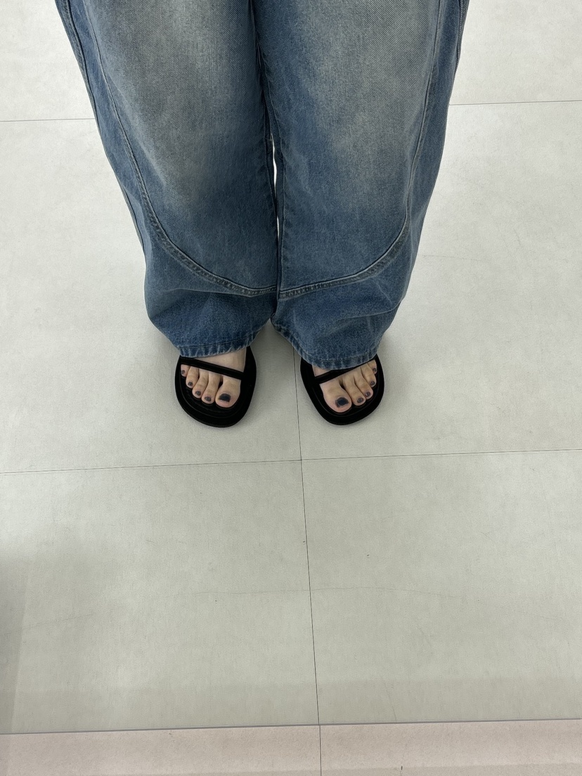 HOME GROUND韓國直郵㊣東大門實拍女裝新款休閑推薦牛仔褲HOME GROUND牛仔褲