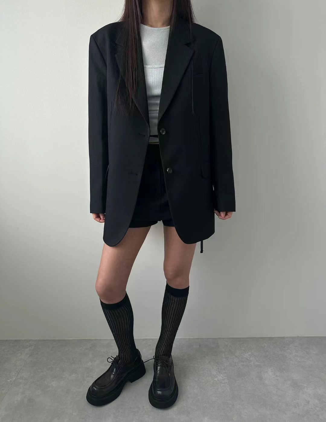 UNENE-OT韓國直郵㊣女裝新品25春夏熱賣時尚人氣推薦休閑夾克UNENE夾克