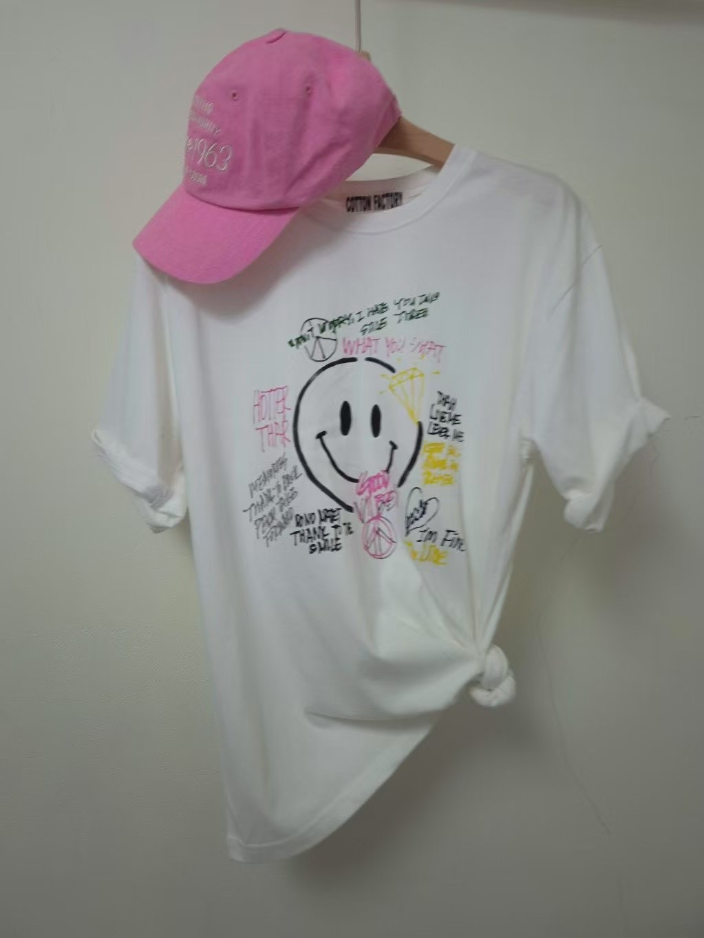 COTTONFACTORY韓國㊣直郵東大門代購女裝新款25春夏推薦T恤COTTONFACTORYT恤