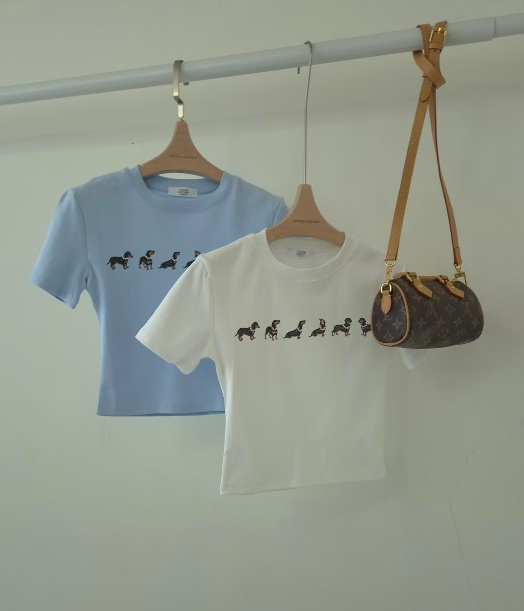 COTTONFACTORY直郵韓國代購㊣女裝新品25春夏推薦熱賣休閑T恤COTTONFACTORYT恤