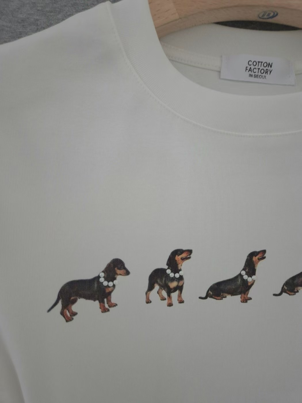 COTTONFACTORY直郵韓國代購㊣女裝新品25春夏推薦熱賣休閑T恤COTTONFACTORYT恤