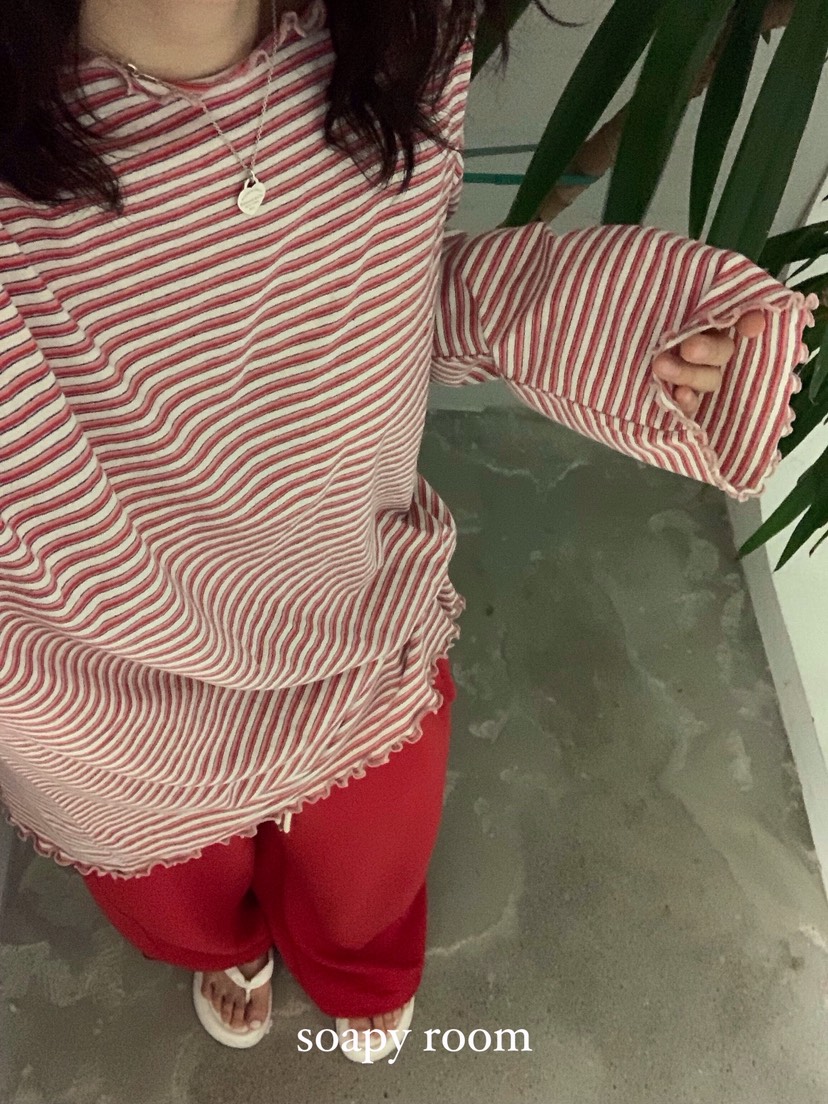SOAPYROOM韓國直郵㊣東大門實拍女裝新款休閑熱賣推薦長袖T恤SOAPYROOM長袖T恤