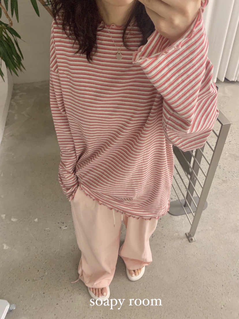 SOAPYROOM韓國直郵㊣東大門實拍女裝新款休閑熱賣推薦長袖T恤SOAPYROOM長袖T恤