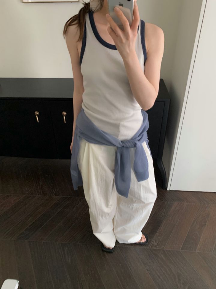 MARE韓國㊣直郵東大門代購女裝新品熱賣時尚25春夏吊帶背心MARE吊帶/背心圖色3