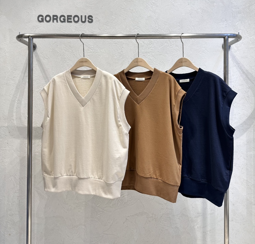 GORGEOUS韓國直郵㊣東大門實拍女裝新品時尚推薦人氣25春夏馬甲GORGEOUS馬甲