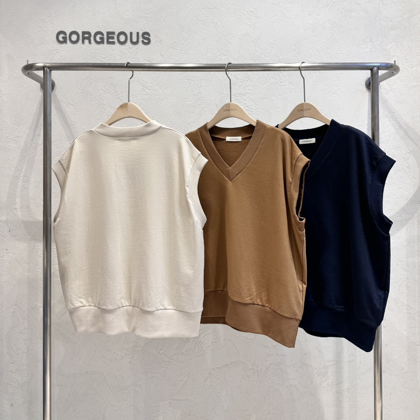 GORGEOUS韓國直郵㊣東大門實拍女裝新品時尚推薦人氣25春夏馬甲GORGEOUS馬甲