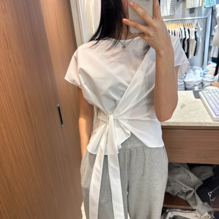 ON THE MODE直郵韓國代購㊣女裝新品人氣休閑熱賣襯衫蕾絲衫ON THE MODE襯衫/蕾絲衫