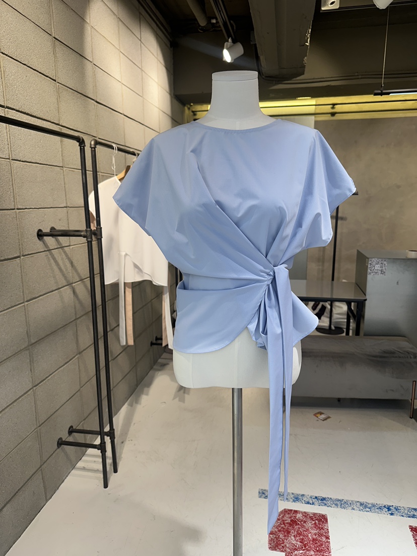 ON THE MODE直郵韓國代購㊣女裝新品人氣休閑熱賣襯衫蕾絲衫ON THE MODE襯衫/蕾絲衫圖色2