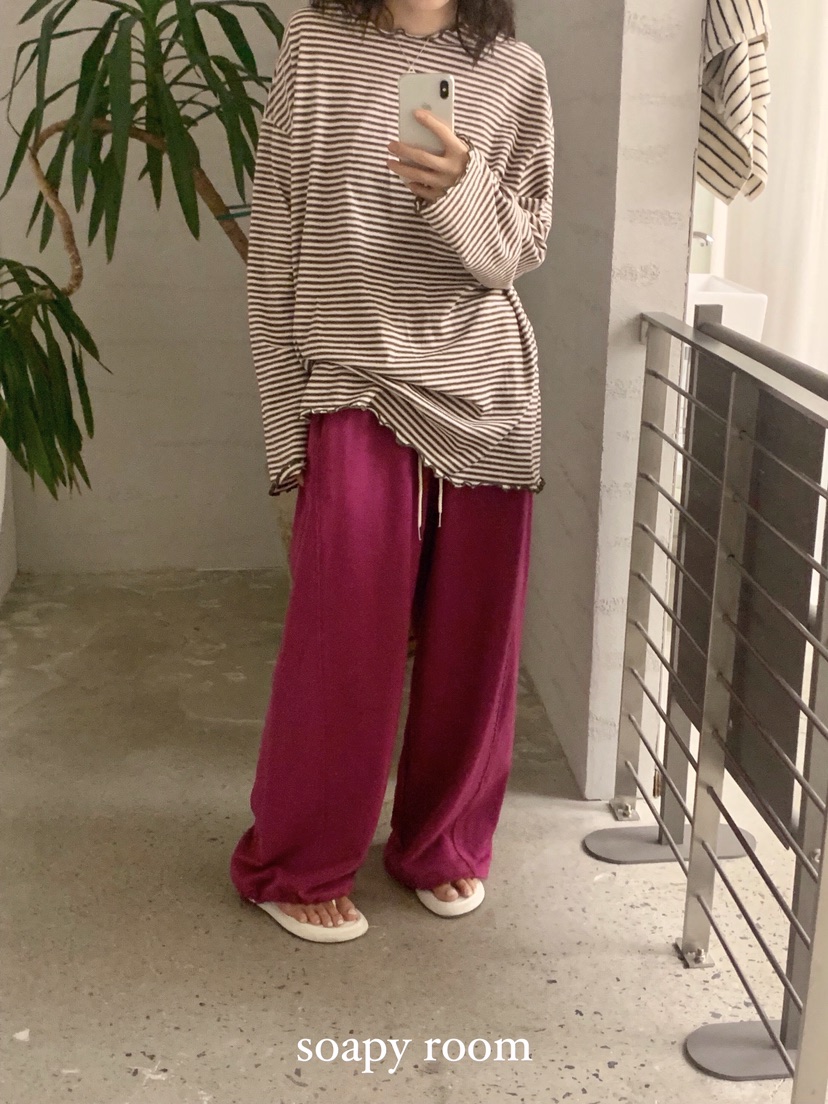 SOAPYROOM韓國㊣直郵東大門代購女裝新款熱賣休閑時尚休閑褲SOAPYROOM休閑褲