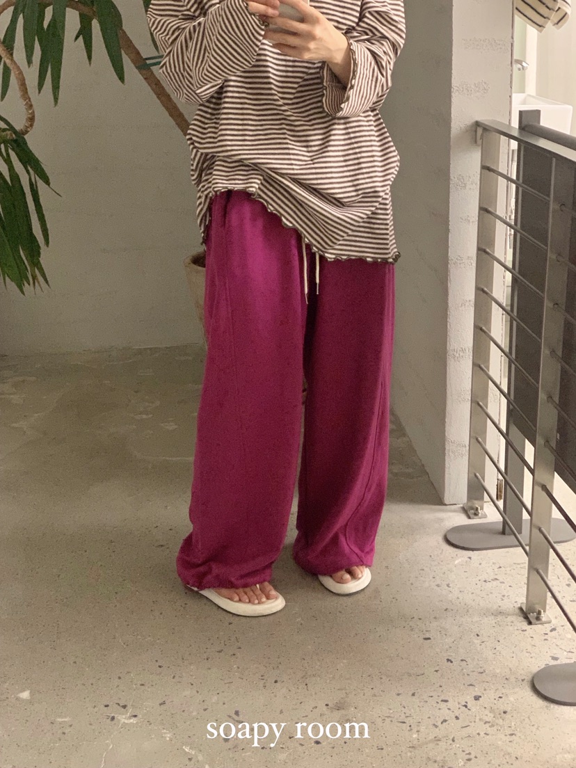 SOAPYROOM韓國㊣直郵東大門代購女裝新款熱賣休閑時尚休閑褲SOAPYROOM休閑褲