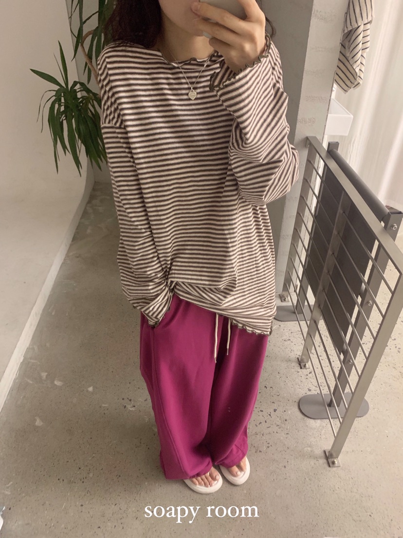 SOAPYROOM韓國㊣直郵東大門代購女裝新款熱賣休閑時尚休閑褲SOAPYROOM休閑褲