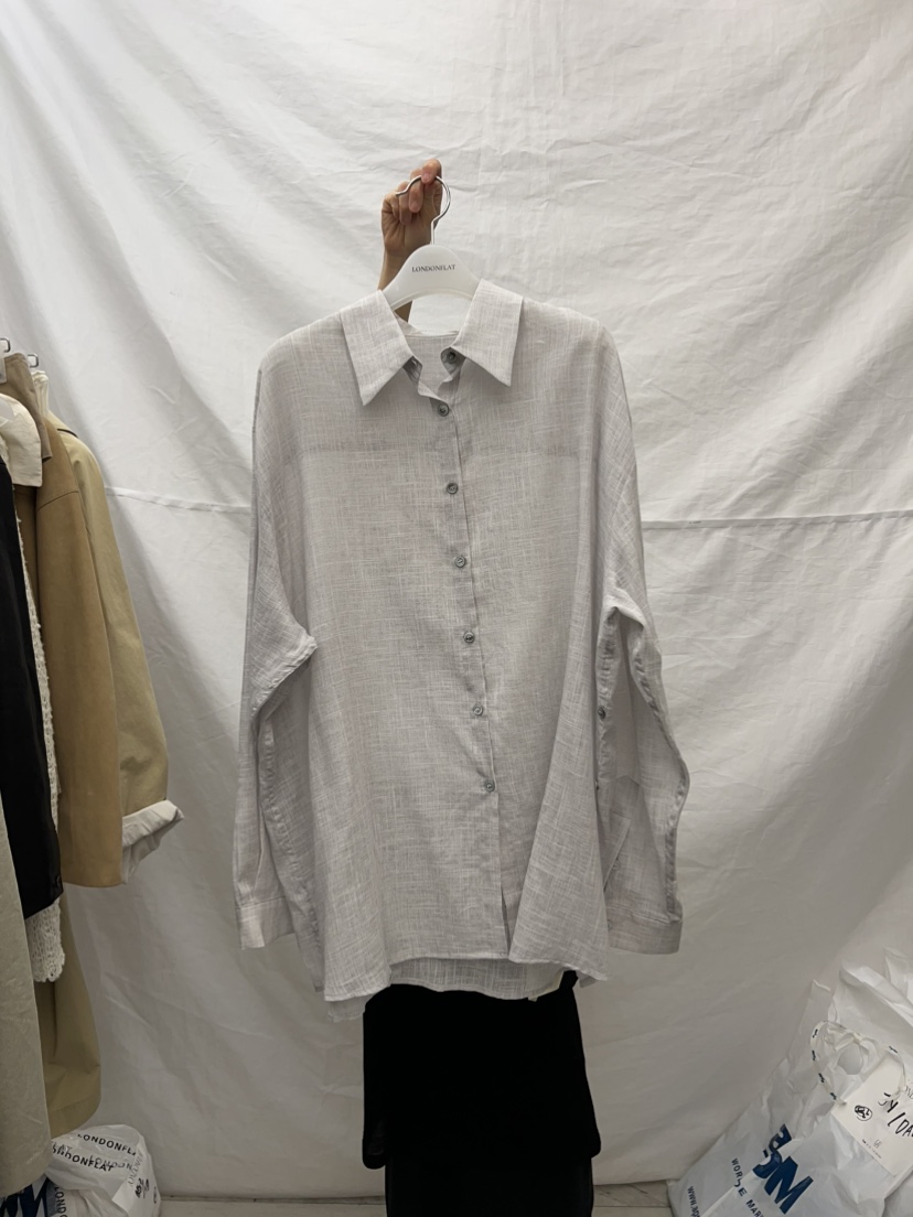 LONDON FLAT直郵韓國代購㊣女裝新品25春夏推薦襯衫蕾絲衫LONDON FLAT襯衫/蕾絲衫圖色3