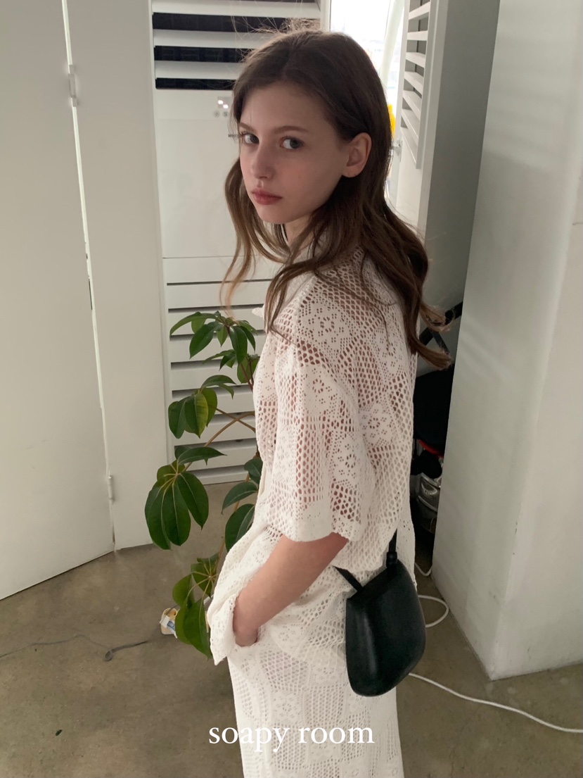 SOAPYROOM韓國直郵㊣女裝新款休閑25春夏時尚熱賣襯衫蕾絲衫SOAPYROOM襯衫/蕾絲衫
