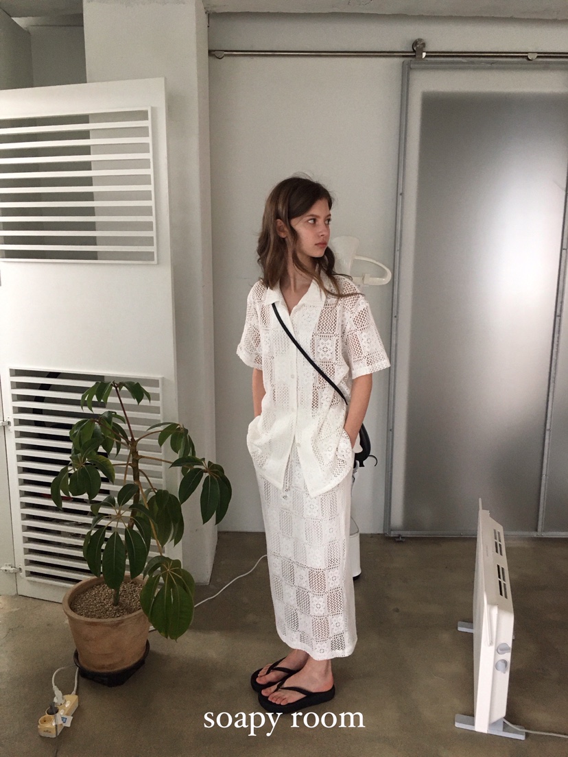 SOAPYROOM韓國直郵㊣女裝新款休閑25春夏時尚熱賣襯衫蕾絲衫SOAPYROOM襯衫/蕾絲衫