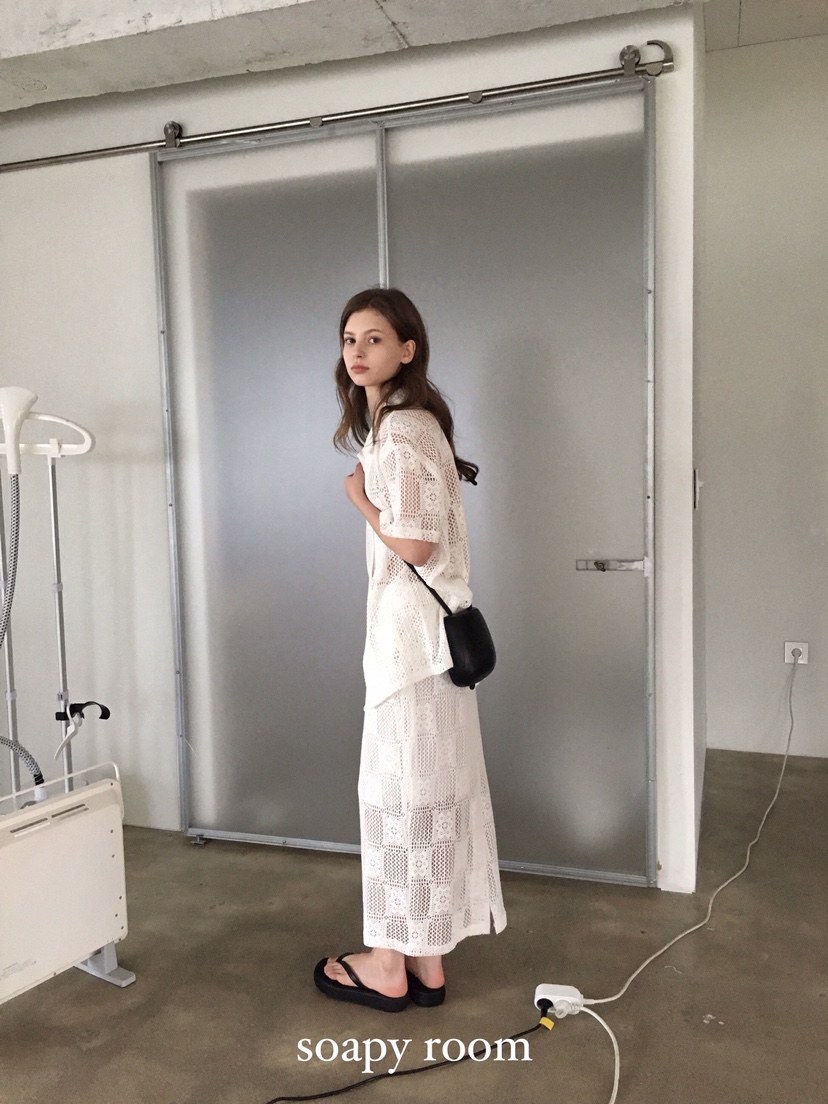 SOAPYROOM韓國直郵㊣女裝新款休閑25春夏時尚熱賣襯衫蕾絲衫SOAPYROOM襯衫/蕾絲衫
