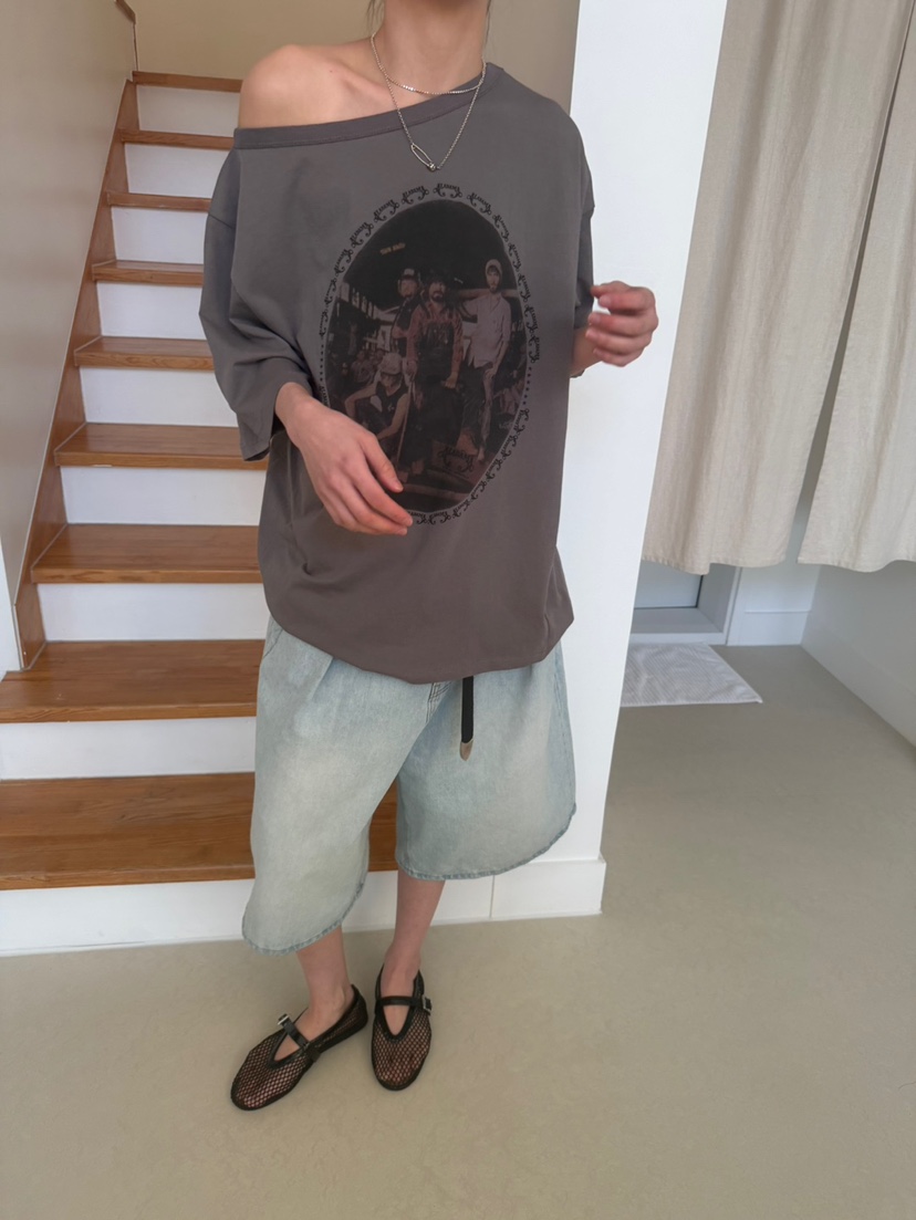 MINIMUZE韓國㊣直郵東大門代購女裝新品人氣休閑時尚25春夏T恤MINIMUZET恤