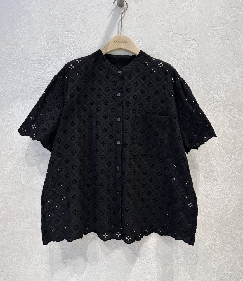 GORGEOUS直郵韓國代購㊣女裝新品休閑人氣25春夏襯衫蕾絲衫GORGEOUS襯衫/蕾絲衫圖色2