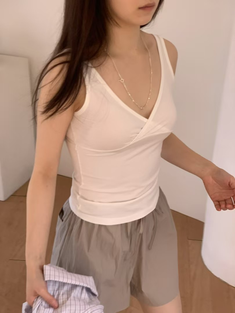 TAF直郵韓國代購㊣女裝新款熱賣人氣推薦25春夏時尚吊帶背心TAF吊帶/背心