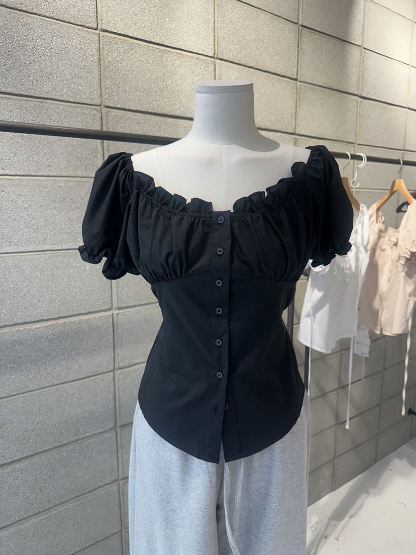 ON THE MODE韓國㊣直郵東大門代購女裝新款熱賣襯衫蕾絲衫ON THE MODE襯衫/蕾絲衫