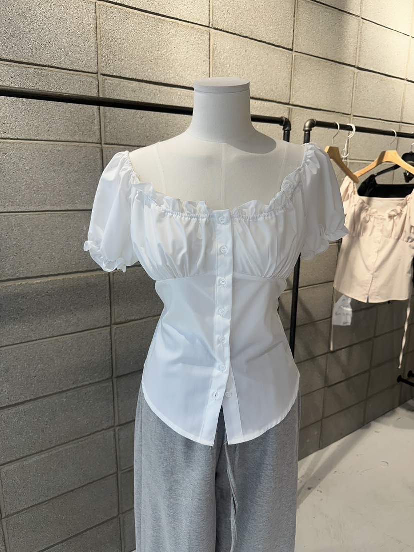 ON THE MODE韓國㊣直郵東大門代購女裝新款熱賣襯衫蕾絲衫ON THE MODE襯衫/蕾絲衫圖色2