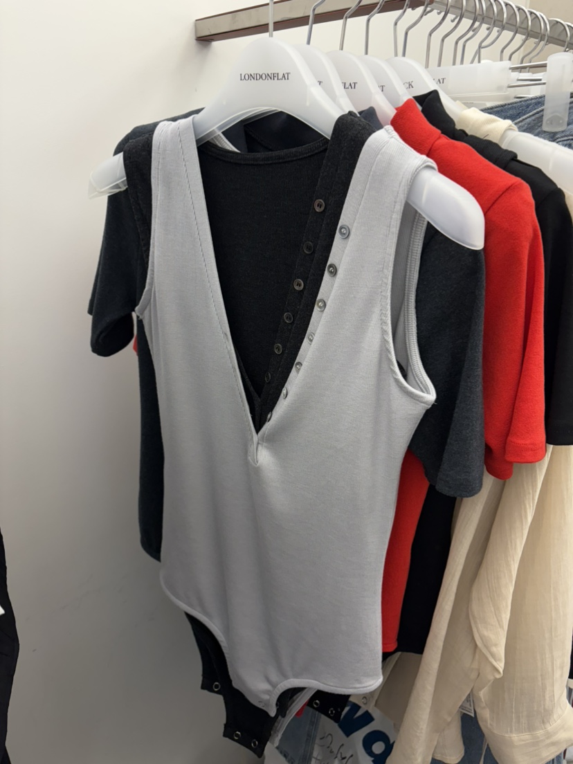 LONDON FLAT韓國直郵㊣女裝新品人氣熱賣25春夏吊帶背心套裝LONDON FLAT吊帶/背心