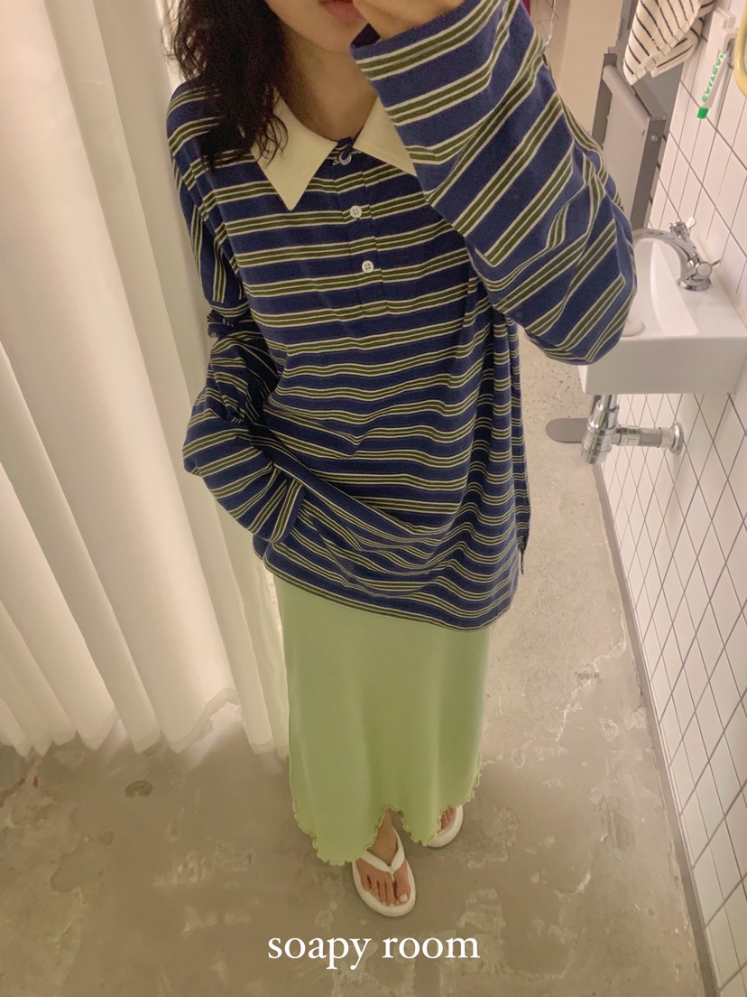 SOAPYROOM韓國直郵㊣東大門實拍女裝新品休閑人氣熱賣長袖T恤SOAPYROOM長袖T恤