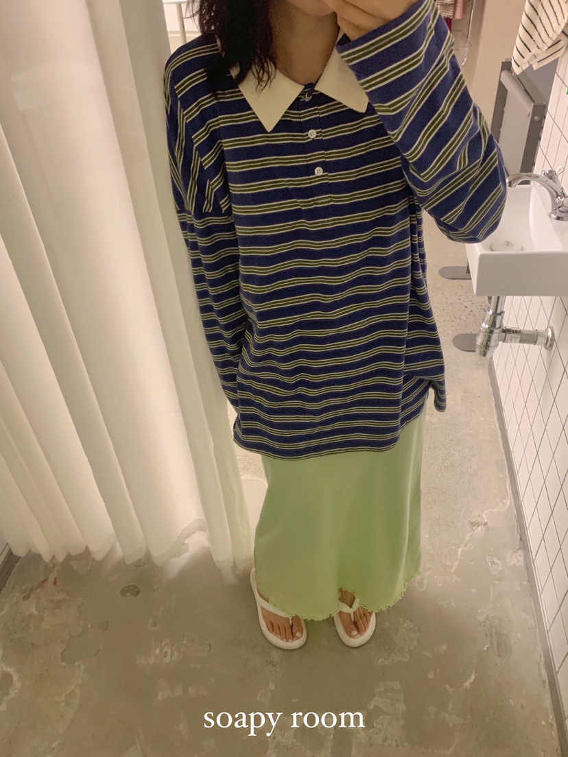 SOAPYROOM韓國直郵㊣東大門實拍女裝新品休閑人氣熱賣長袖T恤SOAPYROOM長袖T恤