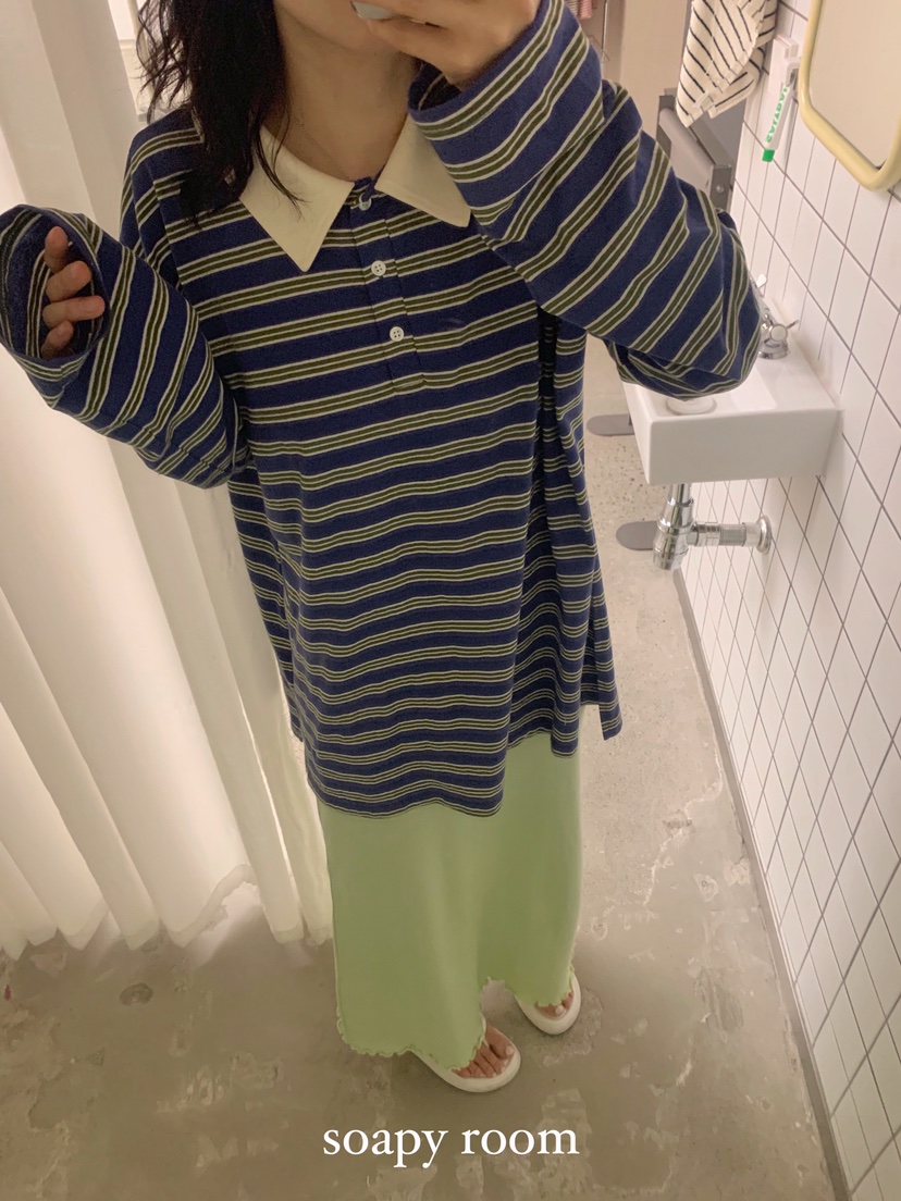SOAPYROOM韓國直郵㊣東大門實拍女裝新品休閑人氣熱賣長袖T恤SOAPYROOM長袖T恤