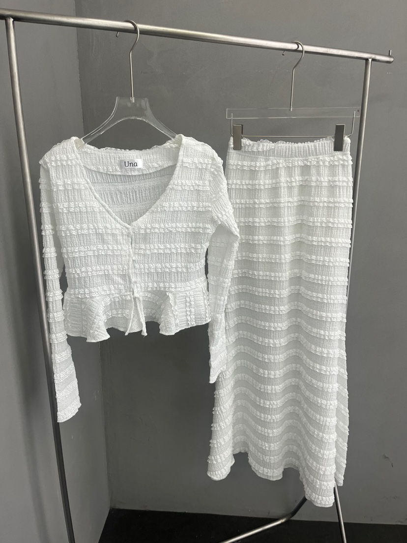 UNA/THE MAY直郵韓國代購㊣女裝新品人氣熱賣時尚推薦長裙THEMAY/UNA長裙