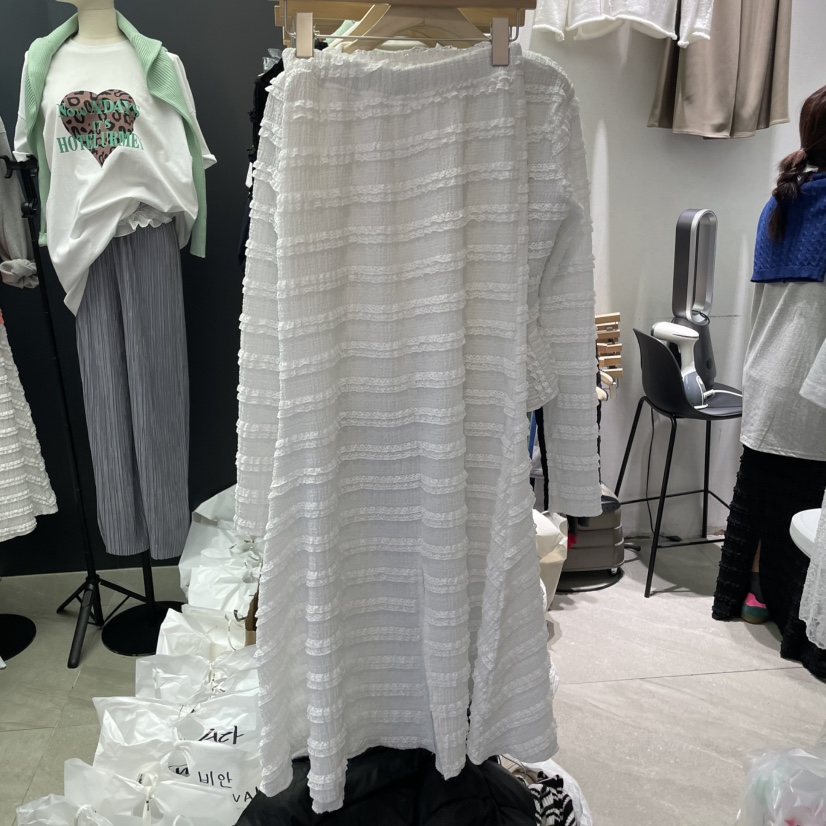 UNA/THE MAY直郵韓國代購㊣女裝新品人氣熱賣時尚推薦長裙THEMAY/UNA長裙
