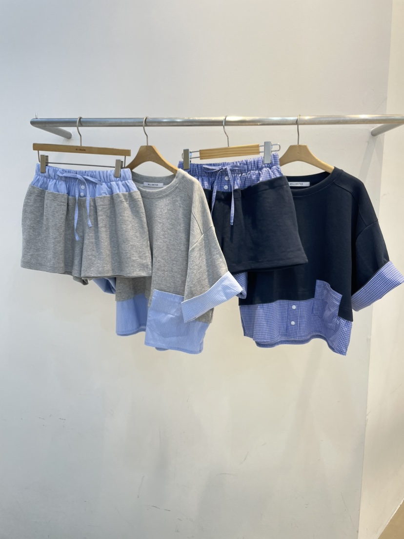 MILLIMETER直郵韓國代購㊣女裝新品休閑25春夏人氣時尚短褲MILLIMETER短褲