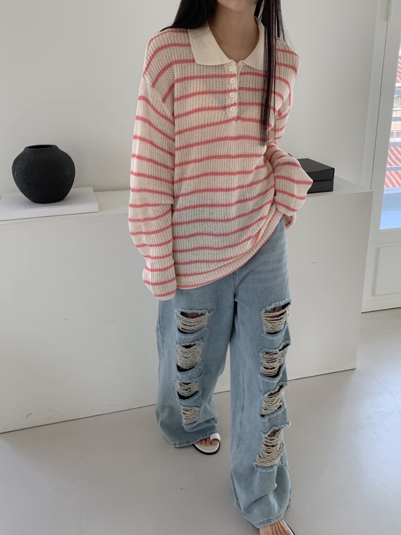 DARLUZ_MI韓國㊣直郵東大門代購女裝新款推薦休閑25春夏長袖T恤DARLUZ_MI長袖T恤