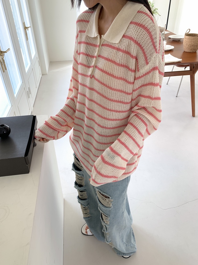 DARLUZ_MI韓國㊣直郵東大門代購女裝新款推薦休閑25春夏長袖T恤DARLUZ_MI長袖T恤