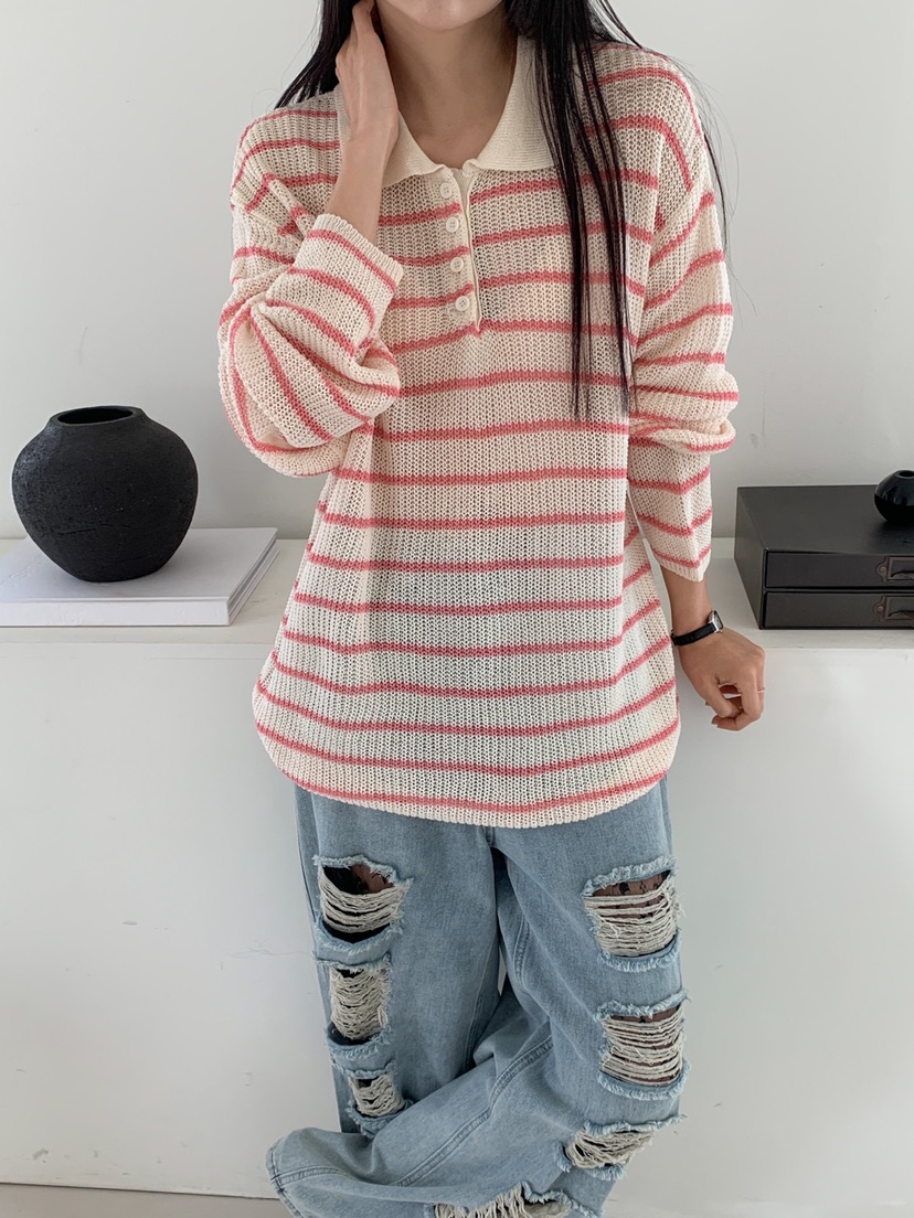DARLUZ_MI韓國㊣直郵東大門代購女裝新款推薦休閑25春夏長袖T恤DARLUZ_MI長袖T恤圖色4