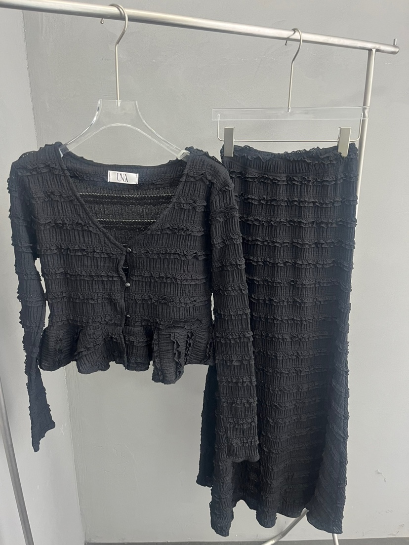 UNA/THE MAY韓國直郵㊣東大門實拍女裝新款25春夏襯衫蕾絲衫開衫THEMAY/UNA襯衫/蕾絲衫