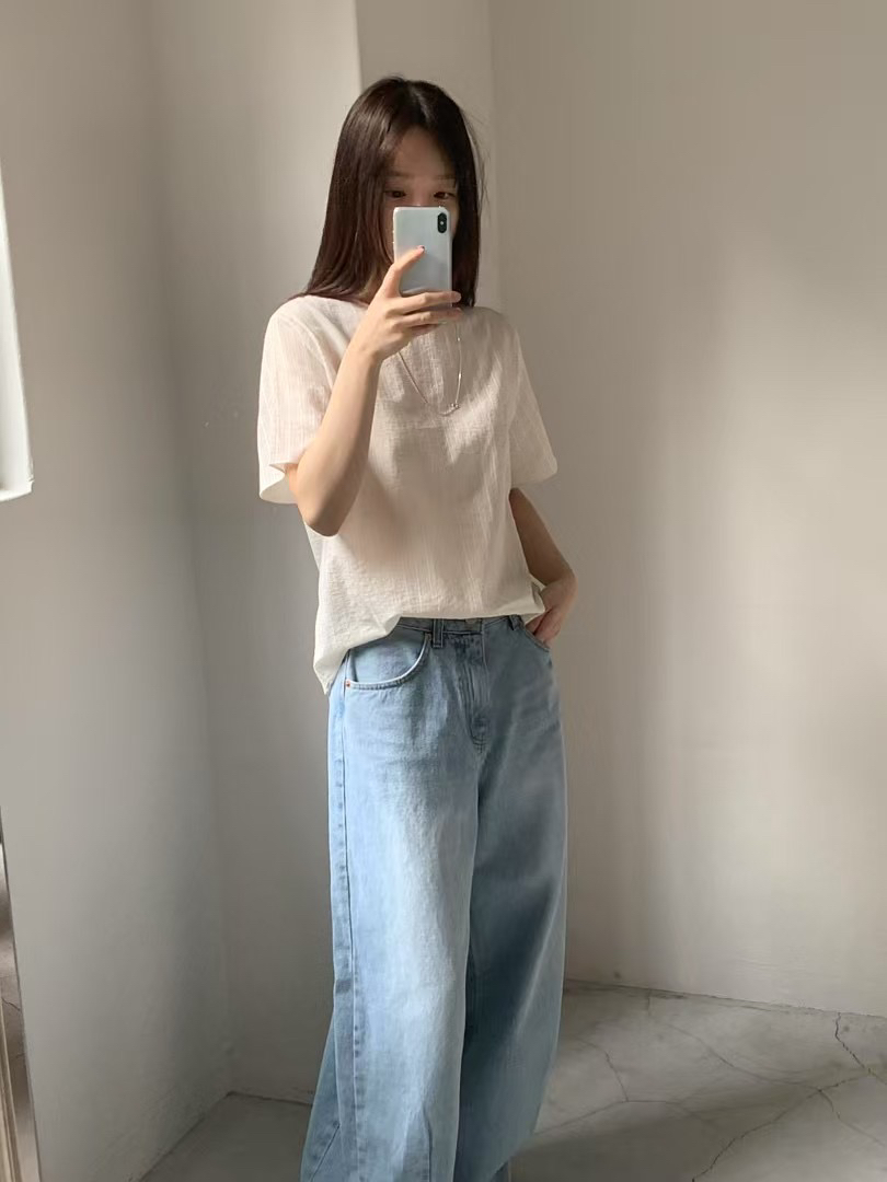 TAF直郵韓國代購㊣女裝新款熱賣推薦25春夏人氣襯衫蕾絲衫蕾絲TAF襯衫/蕾絲衫