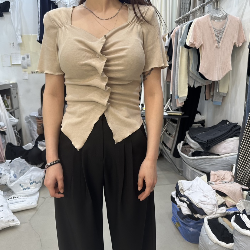 BILLION-L韓國直郵㊣女裝新款熱賣推薦休閑時尚25春夏人氣T恤BILLION-LT恤