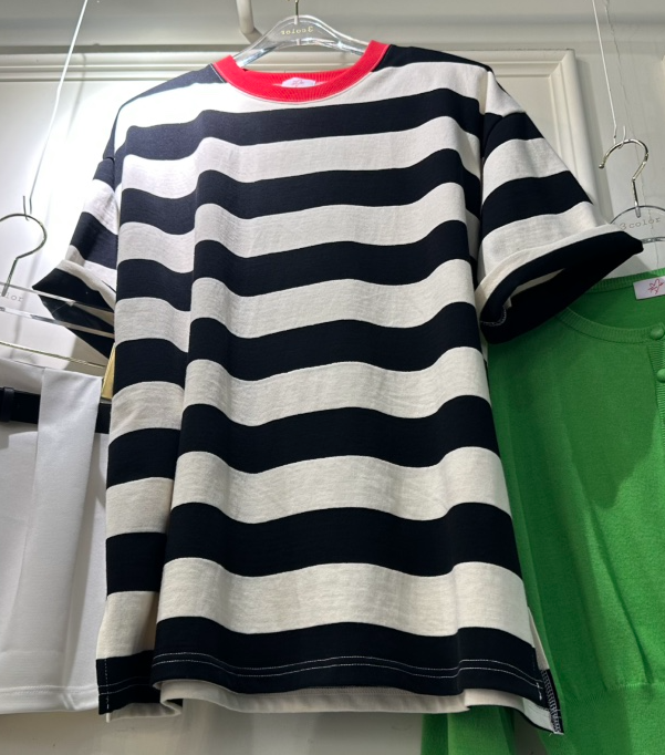 3COLOR(此品牌名稱會遭售假投訴,建議淘寶店鋪商品名稱中不要使用)韓國直郵㊣女裝新品推薦T恤Three colorT恤圖色3