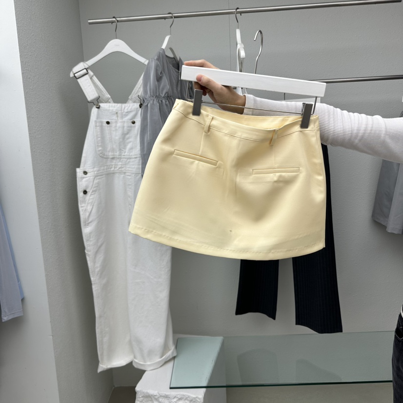NEUTER直郵韓國代購㊣女裝新品休閑熱賣人氣25春夏時尚短裙NEUTER短裙