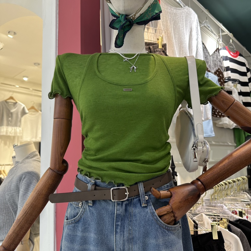 3COLOR韓國直郵㊣女裝新款25春夏T恤Three colorT恤圖色3