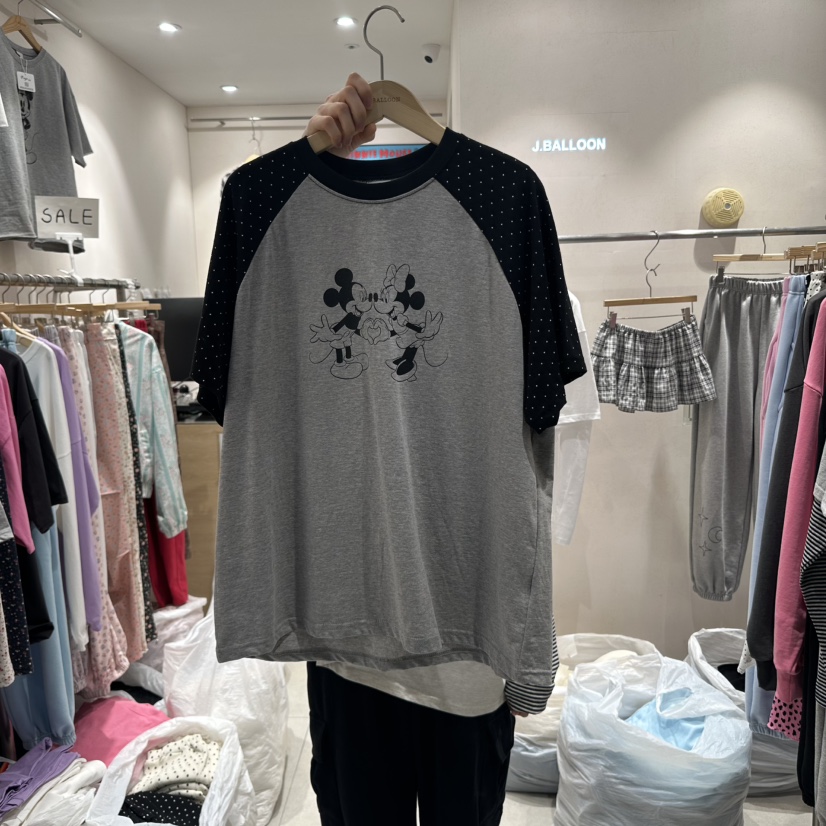 J.BALLOON韓國直郵㊣女裝新款人氣25春夏熱賣時尚推薦休閑T恤J.BALLOONT恤圖色2