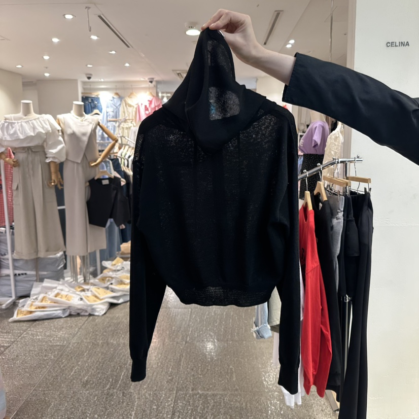 CELINA韓國直郵㊣女裝新品熱賣25春夏夾克不含內搭亞麻開衫連帽CELI_NA夾克