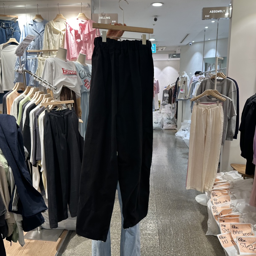 DELLING韓國直郵㊣女裝新款人氣25春夏休閑時尚推薦熱賣休閑褲DELLING休閑褲