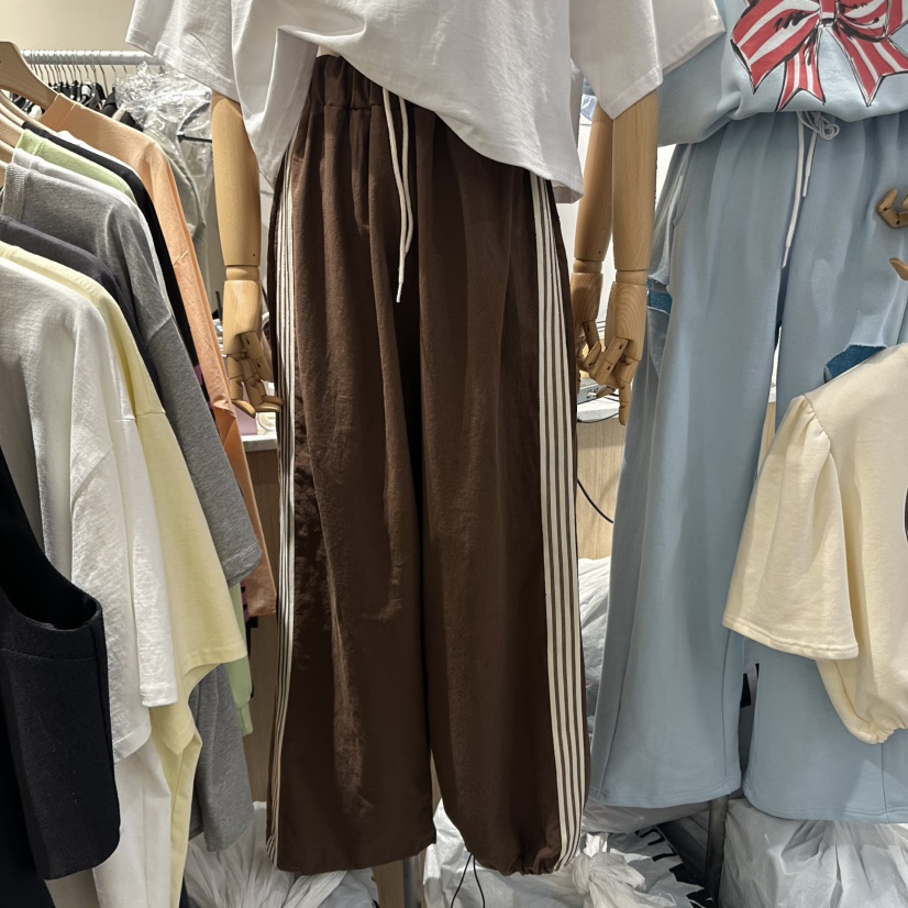 DELLING韓國直郵㊣女裝新款人氣25春夏休閑時尚推薦熱賣休閑褲DELLING休閑褲圖色1