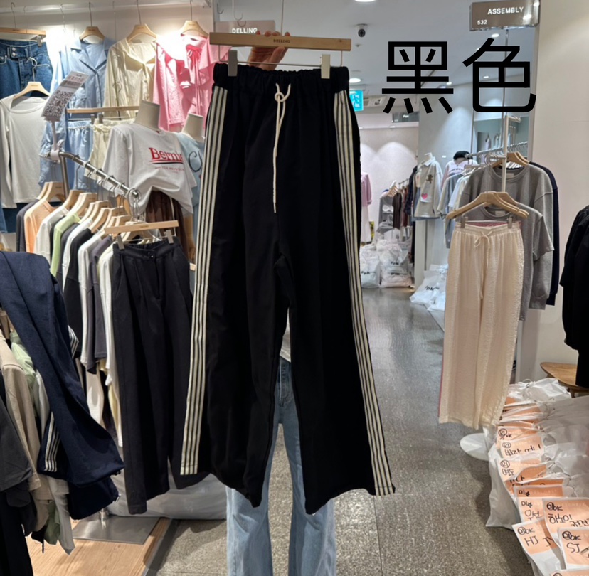 DELLING韓國直郵㊣女裝新款人氣25春夏休閑時尚推薦熱賣休閑褲DELLING休閑褲圖色2