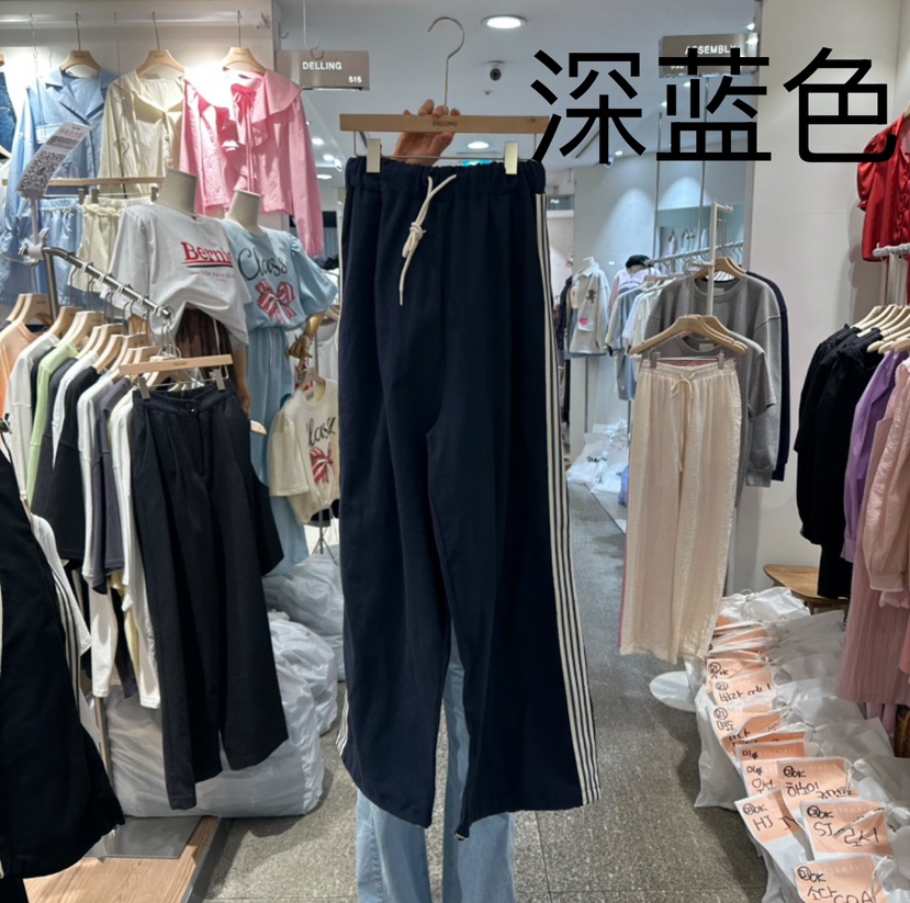 DELLING韓國直郵㊣女裝新款人氣25春夏休閑時尚推薦熱賣休閑褲DELLING休閑褲圖色3