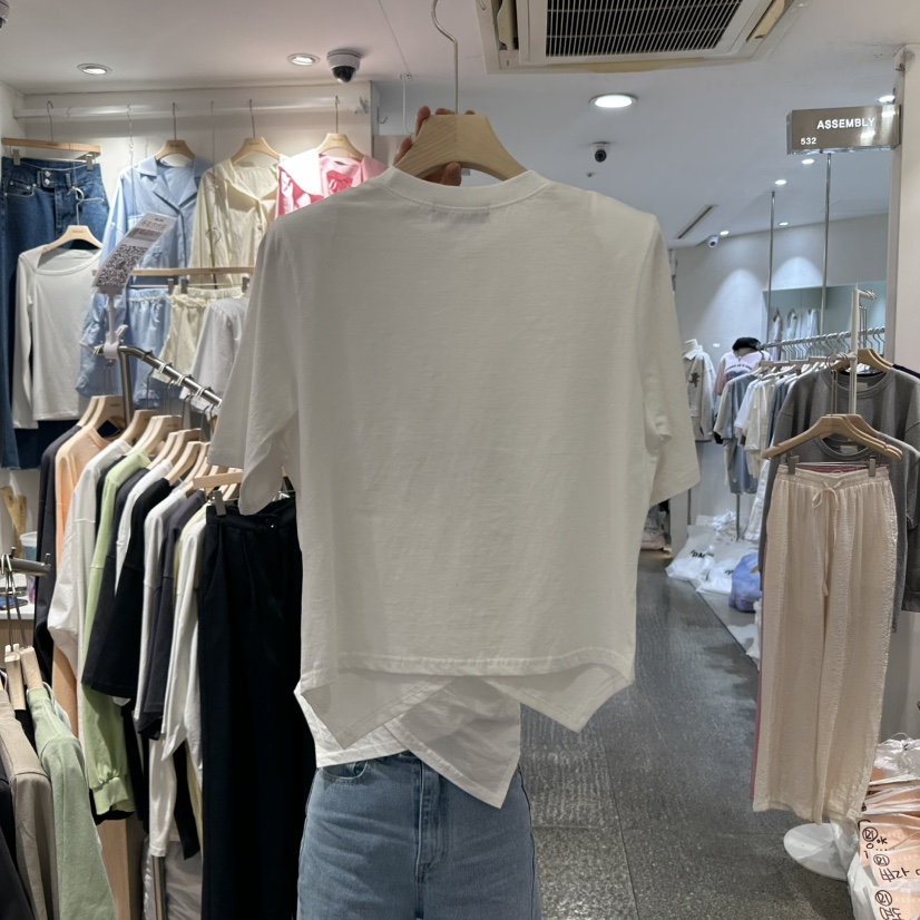 DELLING韓國直郵㊣女裝新款時尚休閑人氣25春夏推薦熱賣T恤DELLINGT恤
