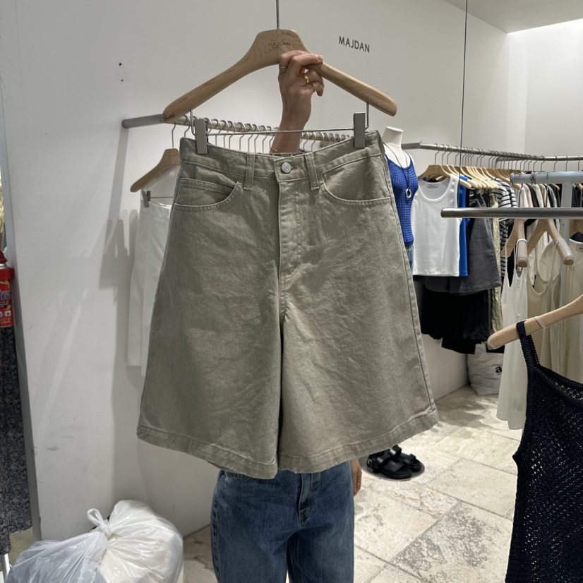 MAJDAN直郵韓國代購㊣女裝新品時尚25春夏熱賣休閑推薦短褲MAJDAN短褲圖色2